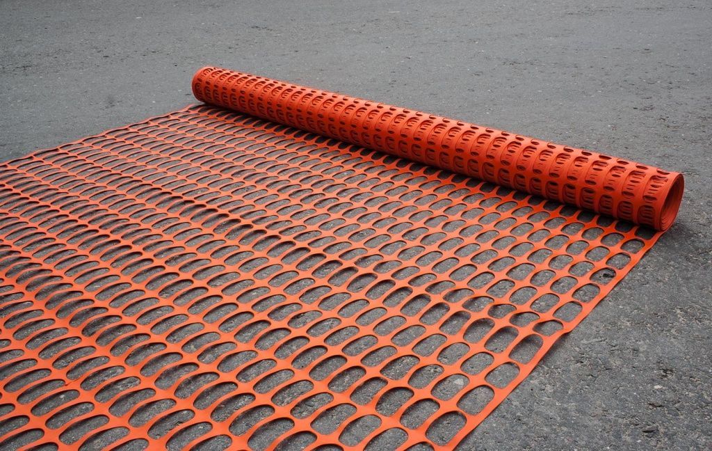 аварийная оранжевая сетка для ограждения строительных площадок
