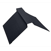 Планка конька плоского ПКП-1 150х40х150-045 RAL7024 Пл Мат