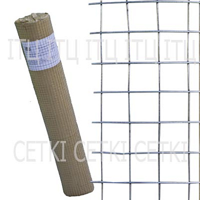Сетка сварная МетаБуд 25*12,5-1,6-1000 мм из оцинк.проволоки, рулон 50м (50м²) ЛС