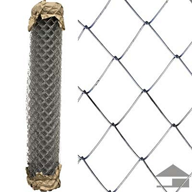 Сетка плетёная (рабица) ОЦ 50-1,6-1500 ТУ BY 192672687/002-20017, рулон 10м 15м2