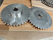 Звёздочка приводная, 38 зубьев, d 160мм, aisi304