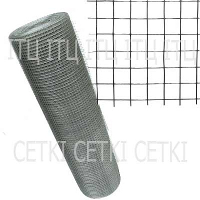 Сетка сварная МетаБуд 12,5-1,4-1000 мм из оцинк.проволоки, рулон 25м (25м²) 