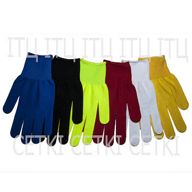 перчатки нейлоновые без ПВХ - Микротач (S, 21см), белый  (мин.риски)