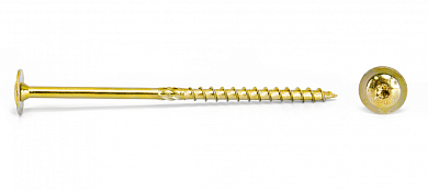 Закаленные шурупы для деревянных конструкций с подкладочной головкой TORX 6х100 (ф50шт)